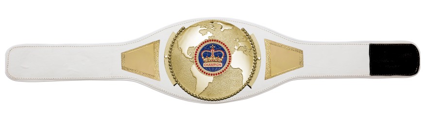 CHAMPIONSHIP BELT PROGLOBE/G/BLUGEMG - AVAILABLE IN 6+ COLOURS